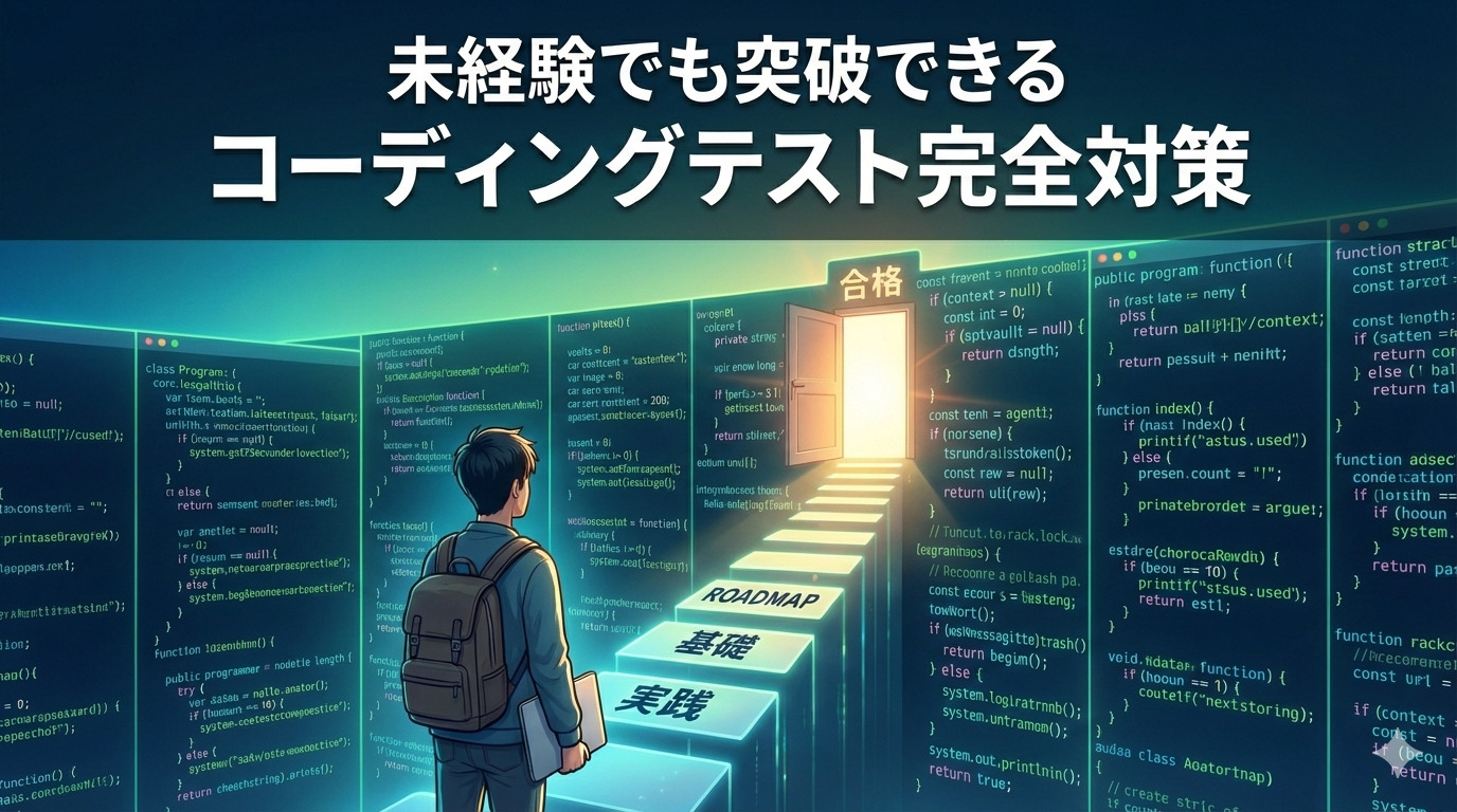 未経験でも突破できるコーディングテスト完全対策